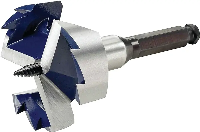Irwin 3046006 Drill Bit, 1-1/4 Dia, 5 OAL, 3-Flute, 7/16 Dia Shank, Hex Shank