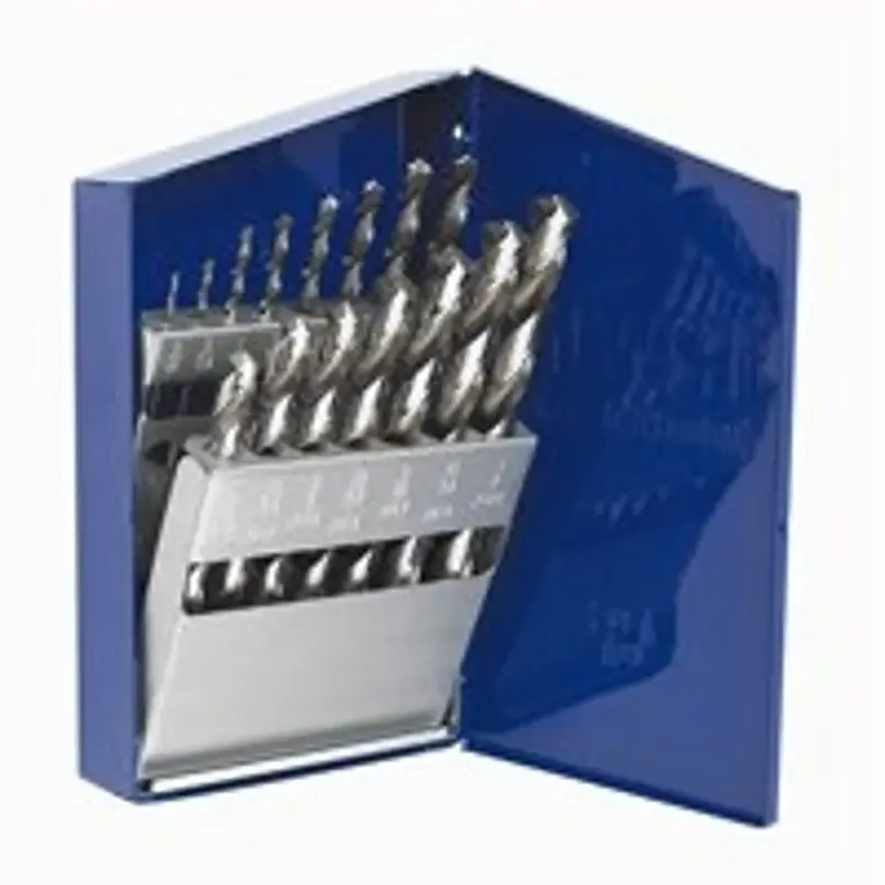 Irwin 60137 Drill Bit Set, Basic, 15-Piece, M2 Steel, Bright