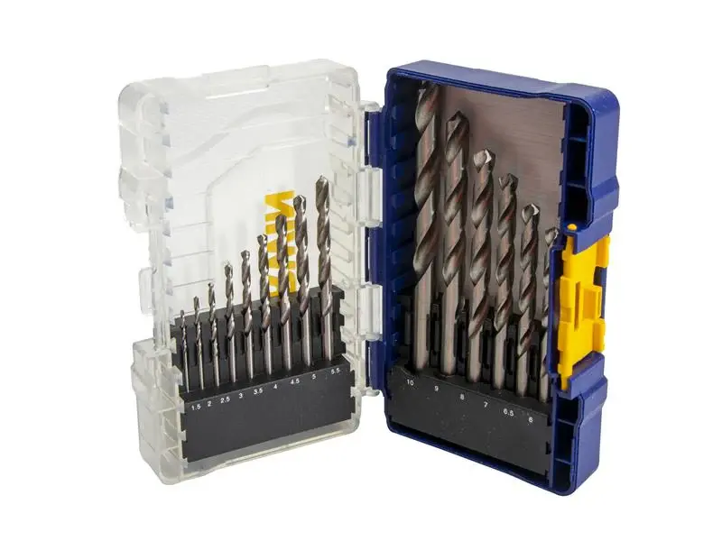 IRWIN HSS Aerospace-grade Metal Drill Bit Set, 13 Piece