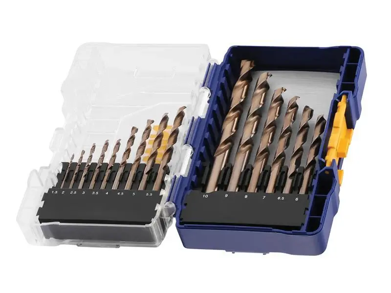 IRWIN HSS Cobalt Drill Bit Adjust, 15 Piece