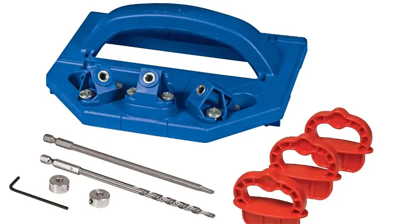 Kreg Deck Jig KJDECKSYS Drill Bit Adjust, Flat Head, KTX Square Drive, Self-Tap Point