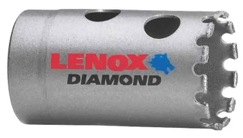 Lenox Diamond 1225618DGHS Hole Saw, 1-1/8 Dia, 1-5/8 D Cutting