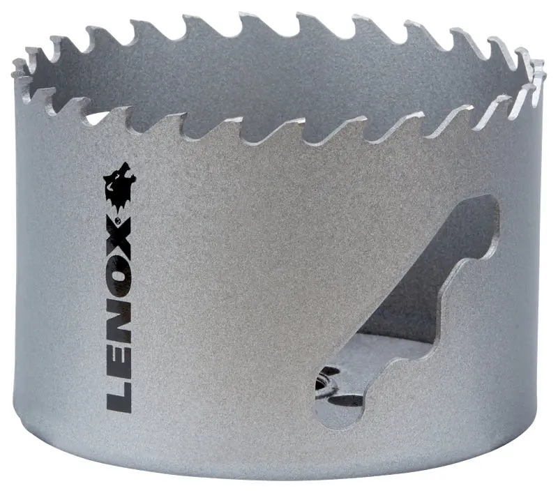 Lenox Speed Slot LXAH3 Hole Saw, 3 Dia, Carbide Cutting Edge