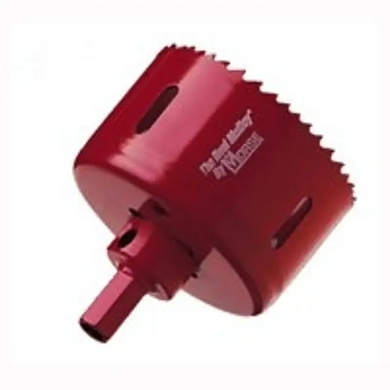 Morse Real McCoy TA88 Hole Saw Arbor, 5-1/2 Dia, 1-15/16 D Cutting, 7/16 Arbor, 4/6 TPI, HSS Cutting Edge