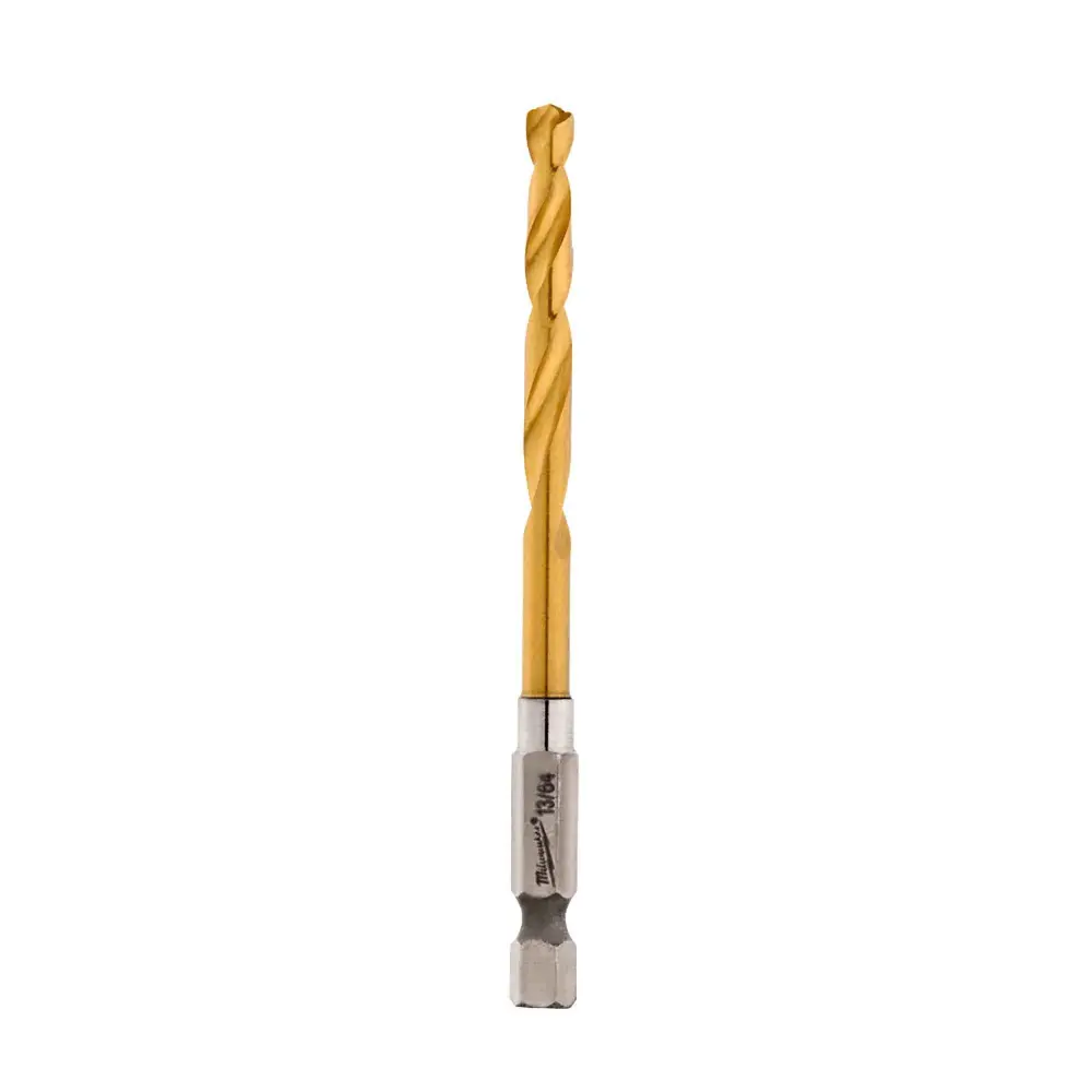 Shockwave Red Helix Titanium-alloy Drill Bit, 13/64"