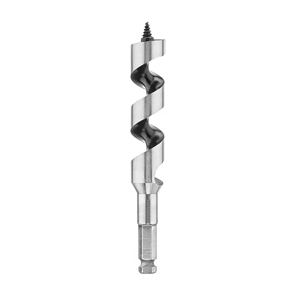 Spiral Wood Drill Bit Auger, 1" x 6"