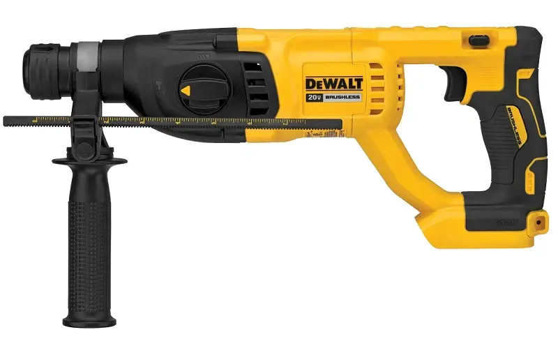 DEWALT DCH133B Rotary Hammer, Tool Only, 20 V, 1 Chuck, SDS-Plus Chuck, 0 to 5550 bpm, 0 to 1500 rpm Speed