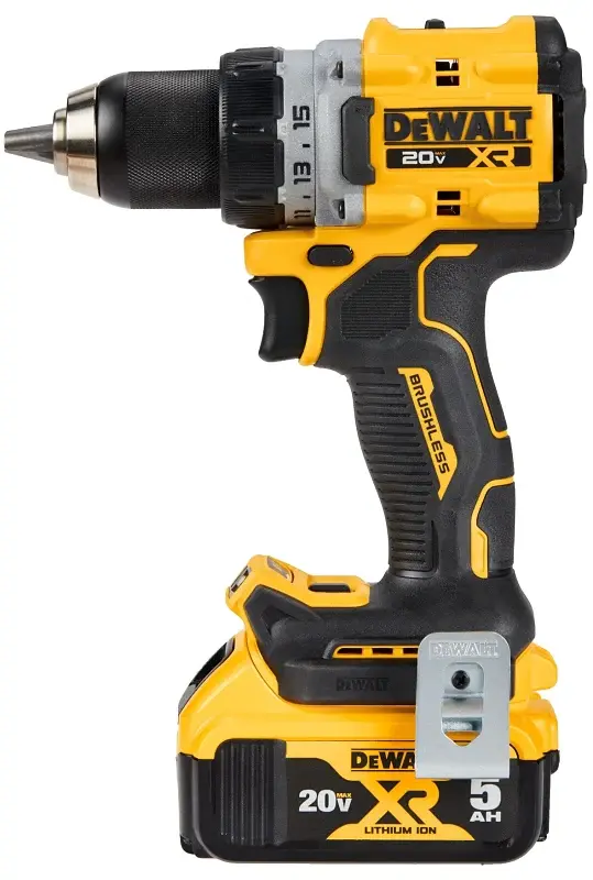 DEWALT XR Series DCD800P1 Drill Driver Kit, Battery Included, 20 V, 5 Ah, 1/2 Chuck, Keyless, Ratcheting Chuck