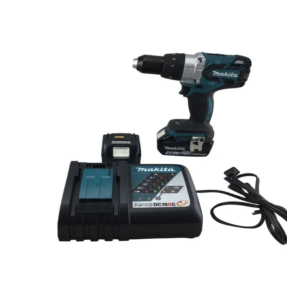 Makita 18V LXT Lithium‑Ion Brushless Wireless 1/2 Inch Hammer Driver‑Drill Kit Reconditioned