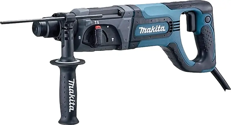 Makita HR2475 Rotary Hammer, 7 , SDS-Plus Chuck, 1 Chuck, 0 to 4500 bpm, 2 ft-lb Impact Energy