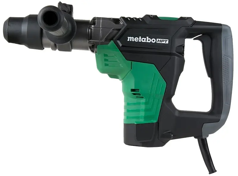 Metabo HPT DH40MCM Rotary Hammer, 10 , Keyed Chuck, 1-9/16 Chuck, 2800 bpm, 6.3 ft-lb Impact Energy
