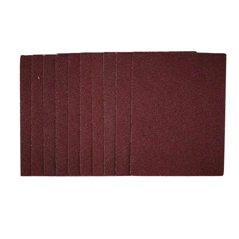 Draper SSA2 1/4 Sanding Sheets, 115 x 150mm, 40 Grit (Pack 10)