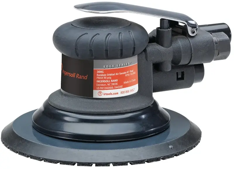 Ingersoll Rand 300G Air Sander, 6 Pad/Disc, 15.5 cfm Air