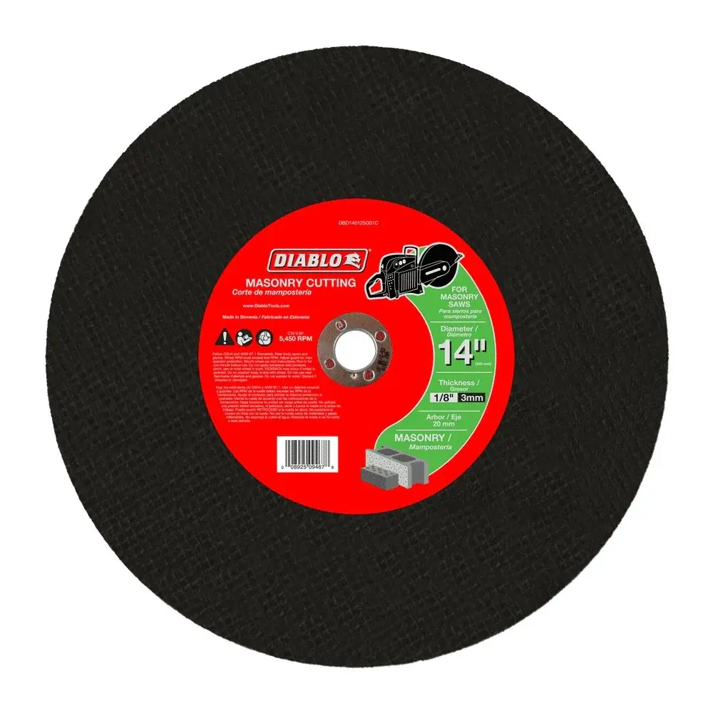 14 . Masonry High Speed Cut Off Disc 20mm