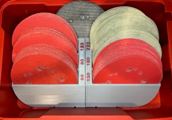 Packout Insert 5" Sanding Disc Organizer (5SD)