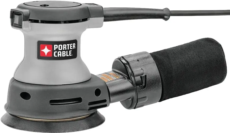 Porter-Cable 382 Random Orbit Sander, 1.9 , 5 Pad/Disc, Hook and Loop Pad/Disc, Contains: Sander