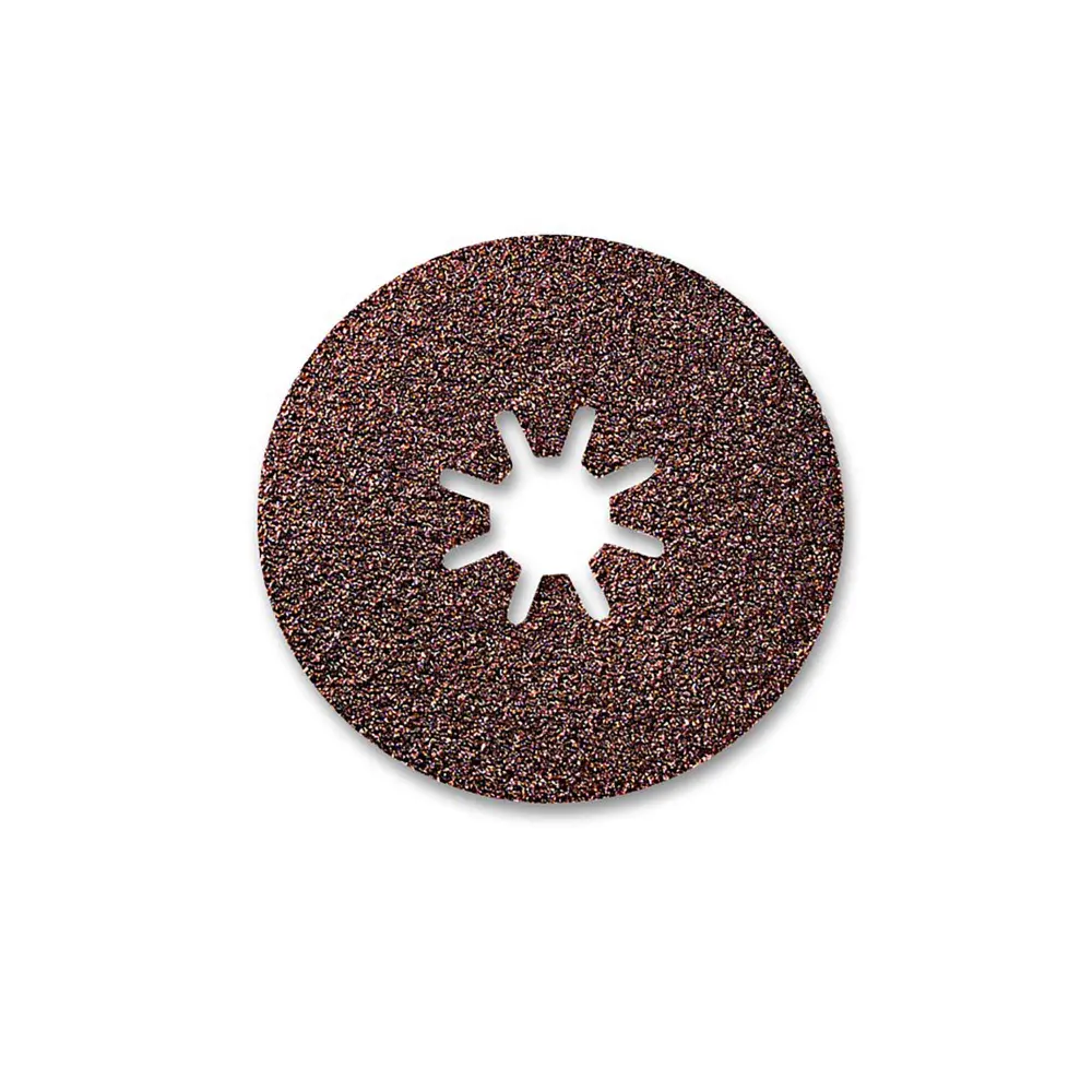 Red Resin Fiber Sanding Disc, 4-1/2" x 7/8" (120 Grit / Extra-Fine)