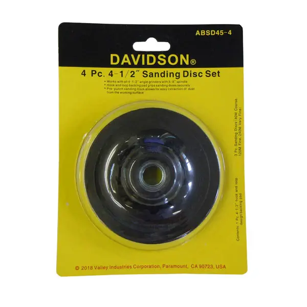 Sanding Disc Adjust 4 Piece 4.5 Inch