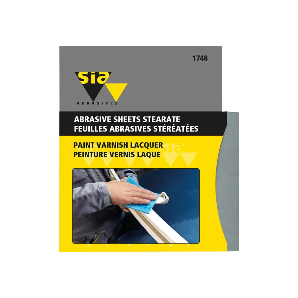 Siasoft Contour Sponge Paper Backing Silicon Carbide 4-1/2" x 5-1/2", 400 Grit