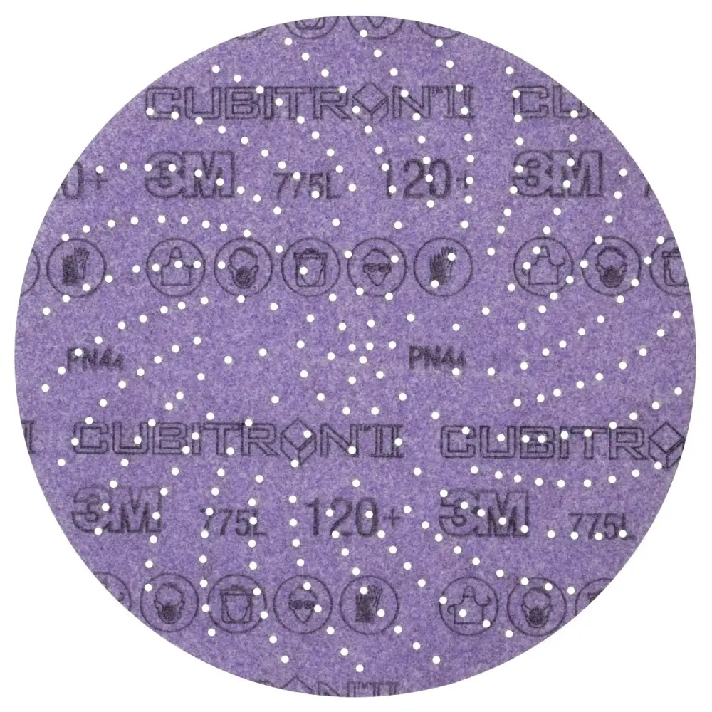 3M Xtract Cubitron II Hookit Immaculate Sanding Film Disc 775L Hook and Loop Sanding Discs Paint Preparation and Removal, ...