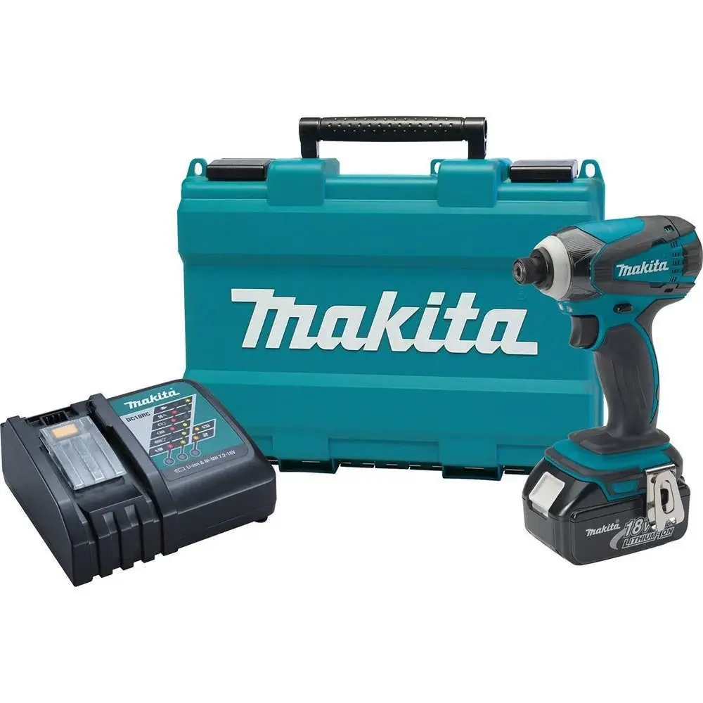Makita 18V LXT Lithium Ion Rechargeable Impact Driver Kit Factory Serviced