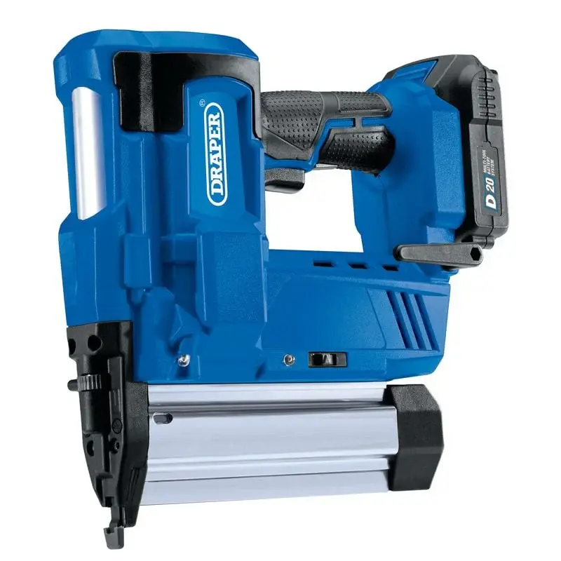 Draper D20NSSET D20 20V Nailer/Stapler, 1 x 2.0Ah Battery, 1 x Charger - (00646)