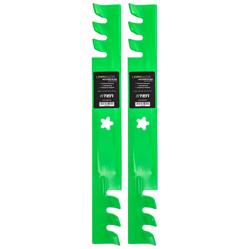 LawnRAZOR Toothed Blade AYP Husqvarna Roper 138496 127841 532138496 532143969 532127841 126338 | PAIR-SET