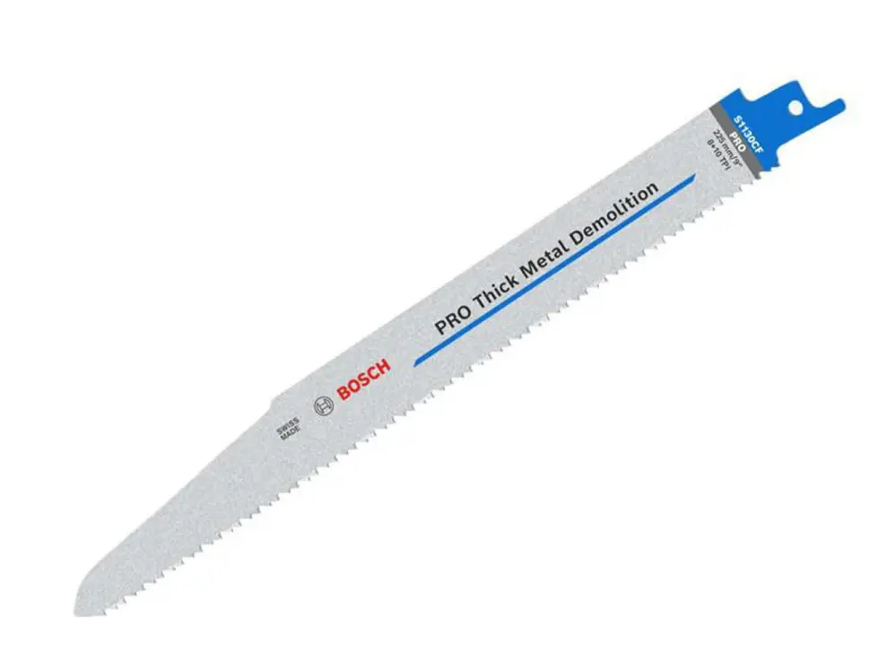 Bosch Powertool Accessories Pro Plush Metal Demolition S1130cf Blade 225Mm 8+10 Tpi (Pack 5)