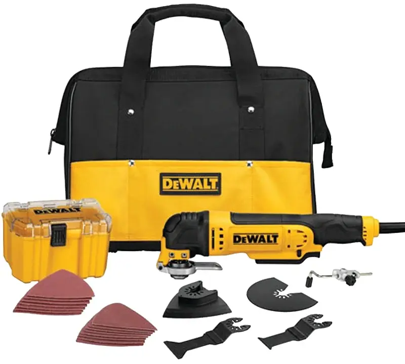 DEWALT DWE315K Oscillating Multi-Tool Kit, 3 , 0 to 22,000 opm, 1.6 deg Oscillating