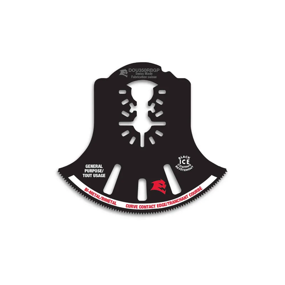 Universal Fit Bi-Metal Oscillating Blade General Purpose Cuts, 3-1/2"