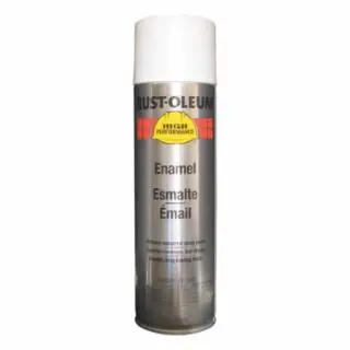 Rust-Oleum High Performance V2100 System Enamel Aerosol, 15 oz Can, Snow, Gloss