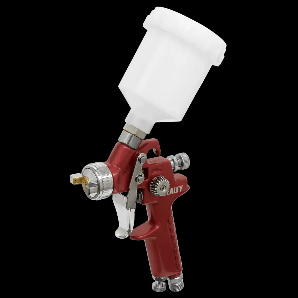Sealey HVLP731 HVLP Gravity Feed Touch-Up Spray Gun 0.8mm Set-Up