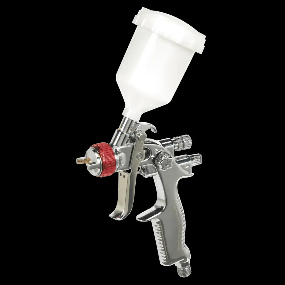 Sealey HVLP736 HVLP Gravity Feed Touch-Up Spray Gun 0.8mm Set-Up