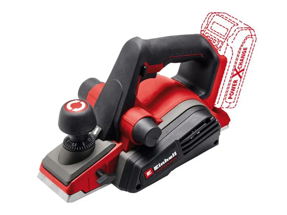 Dust Sealed Einhell Tp-Pl 18/3 Li Bl - Solo Power X-Change Planer 18V Bare Unit