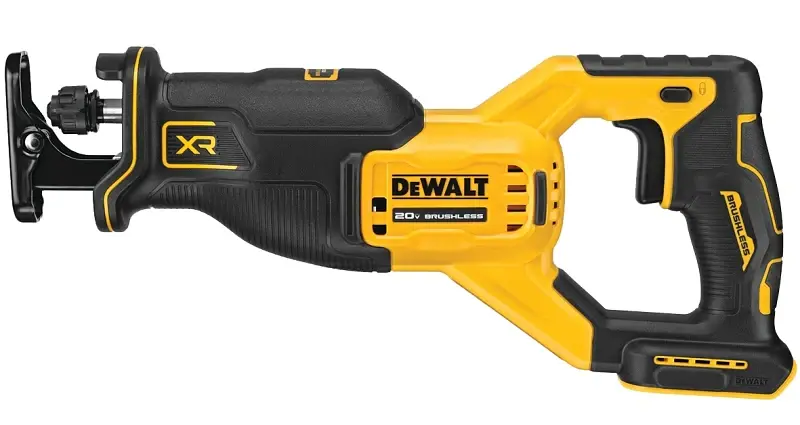 DEWALT DCS382B Reciprocating Saw, Tool Only, 20 V, 1-1/8 L Stroke, 0 to 3200 spm