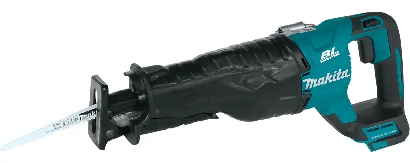 Makita XRJ05Z Reciprocating Saw, Tool Only, 18 V, 10 Cutting Capacity, 1-1/4 L Stroke, 0 to 3000 spm