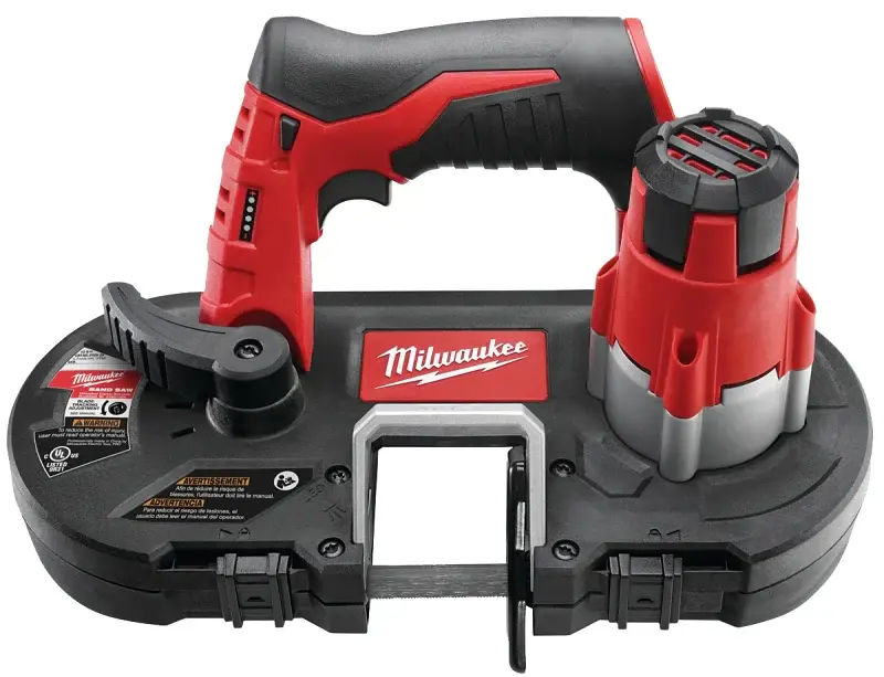 Milwaukee 2429-20 Band Saw, Tool Only, 12 V Battery, 27 L Blade, 1/2 W Blade, 1-5/8 Cutting Capacity