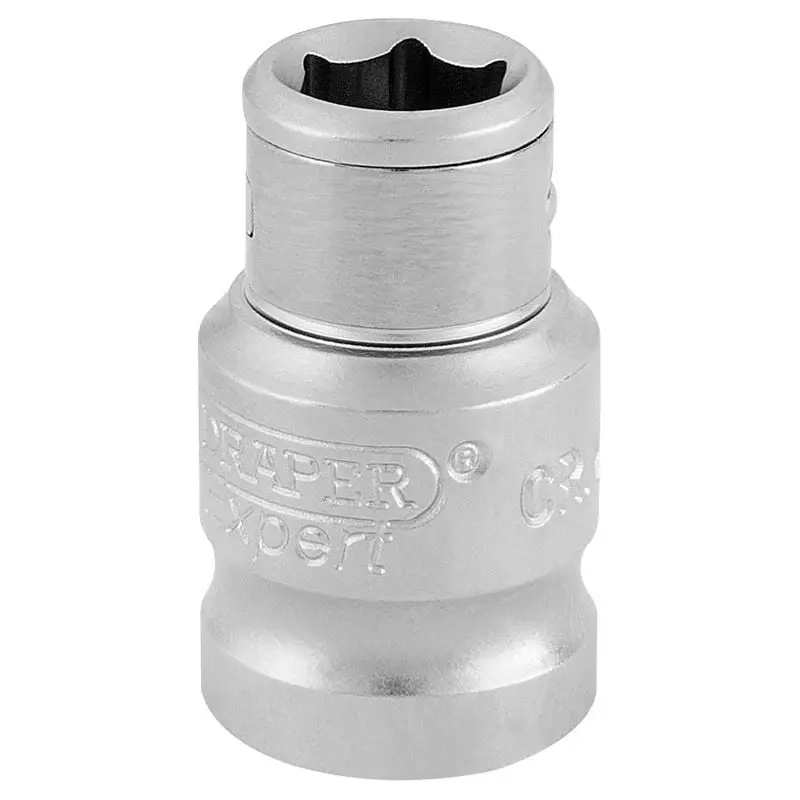 Draper D-BH/B Screwdriver Bit Holding Socket, 3/8" Sq. Dr. x 1/4" Hexagon - (16809)