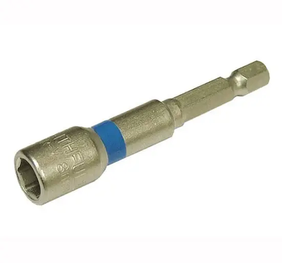 Faithfull Magnetic Hex Nut Driver 1/4in Hex 8mm - Bit Holder