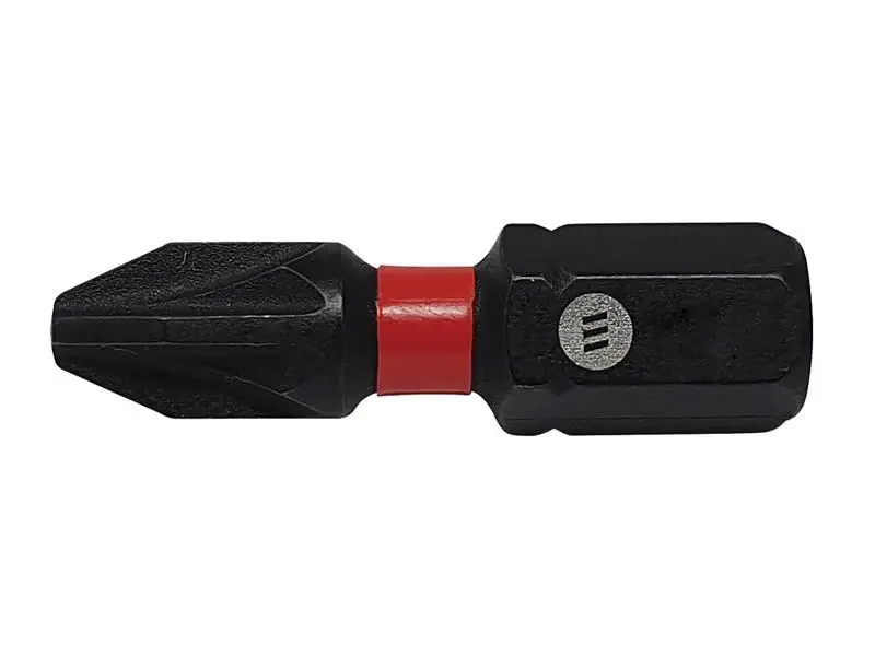 Forgefix ForgeFast Pozidriv Works Impact Bit PZ2 x 25mm (Box 10)