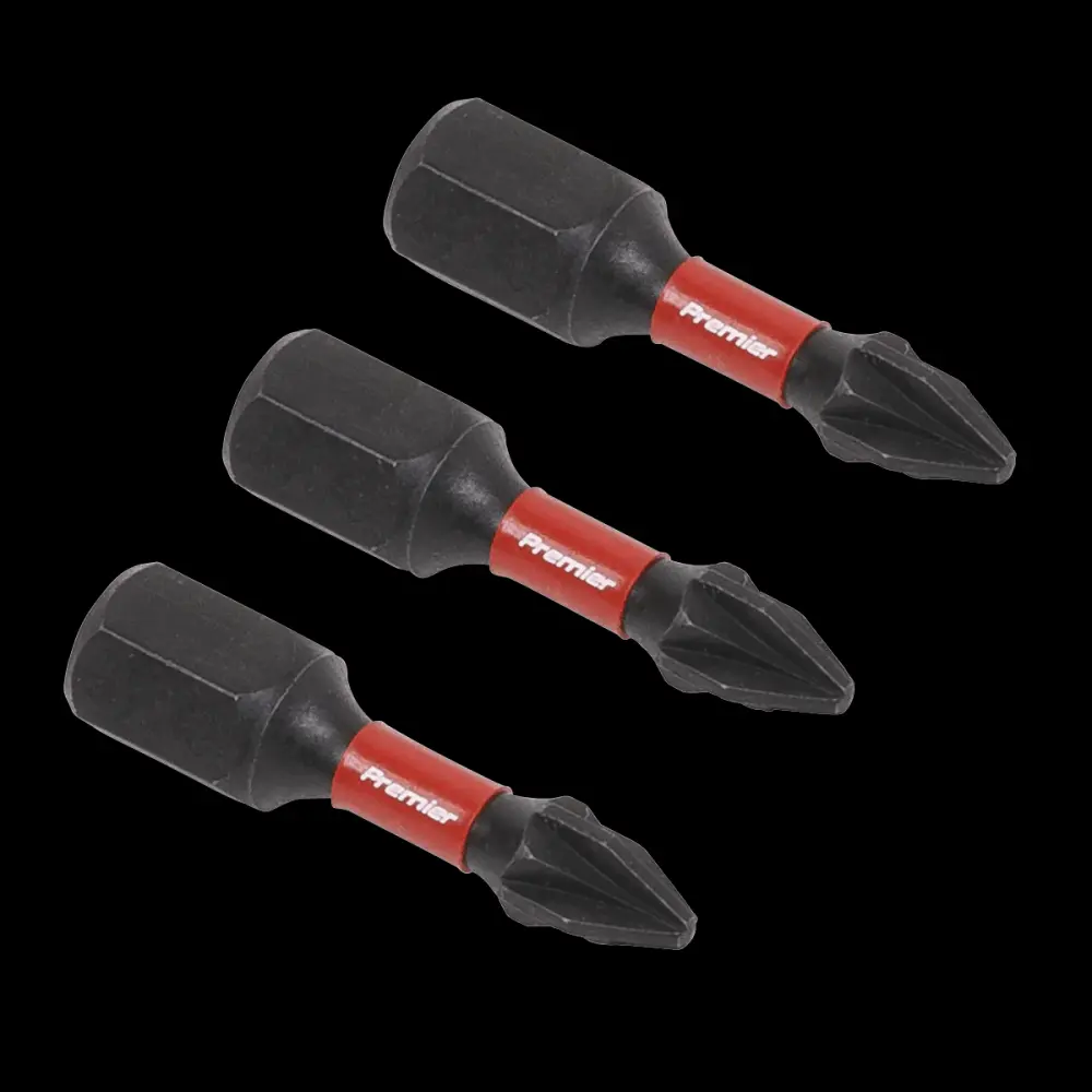 Sealey AK8207 Pozi #1 Impact Power Tool Bits 25mm - 3pc