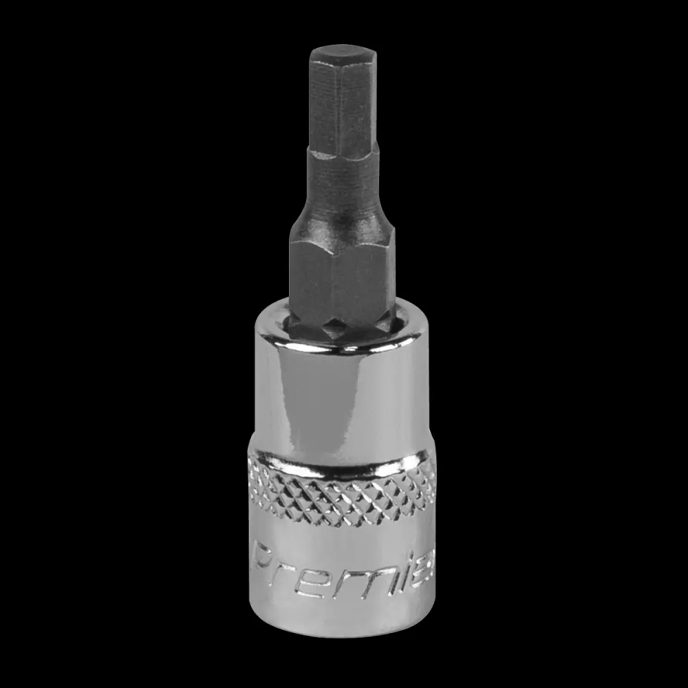 Sealey SBH002 Hex Socket Bit 4mm 1/4"Sq Drive