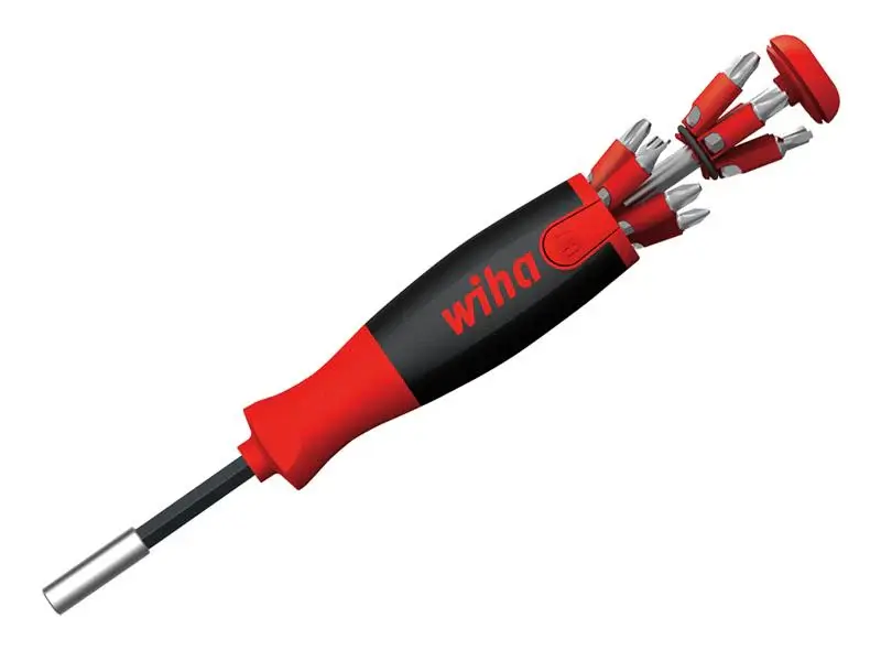 Wiha LiftUp 25 Magnetic Screwdriver Bit Magazine (SL, PH, PZ, TX)
