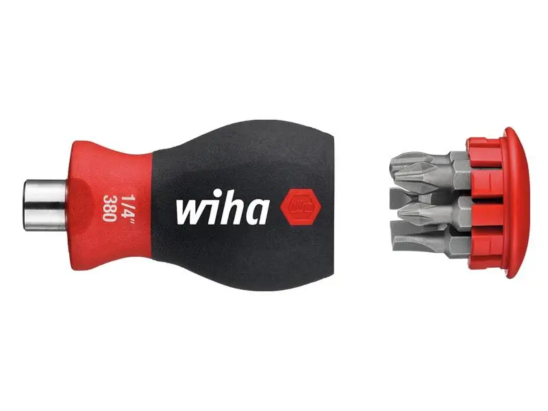 Wiha Magnetic SoftFinish Stubby Screwdriver Bit Magazine (SL, PH)