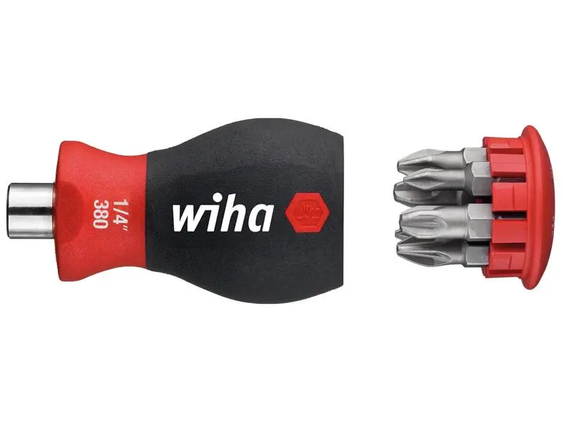 Wiha Magnetic SoftFinish Stubby Screwdriver Bit Magazine (PH, PZ)
