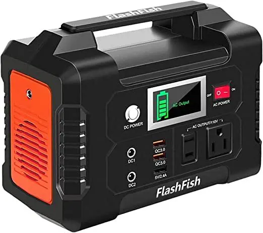 FlashFish Travel-friendly Power Station 200W, E200