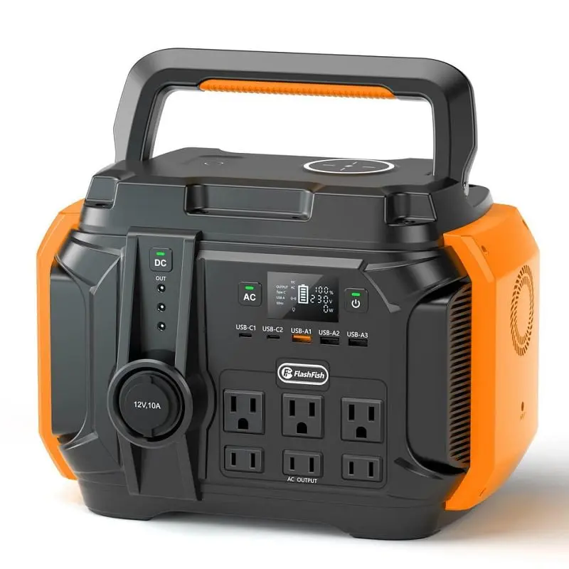 FlashFish UPS Power Station 600W, 540Wh/150000mAh, A601