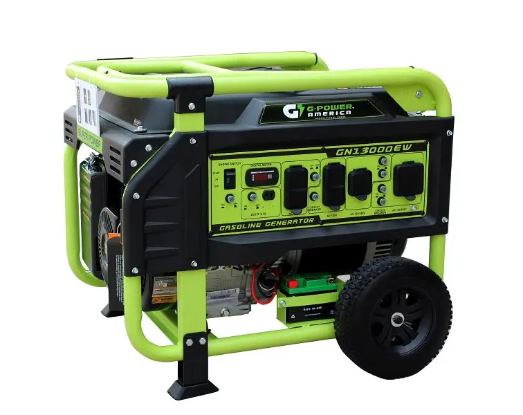Hunter Green Power 13000 W Gas Generator Electrical Start, EPA Approved, GN13000EW