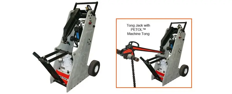 Petol Tong Jack, overall dimensions (w x h): 20.85" x 55.81", TJA35T