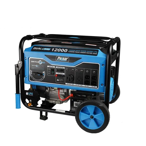 Pulsar Dual-Fuel 12000W/9500W Generator, PG12000B